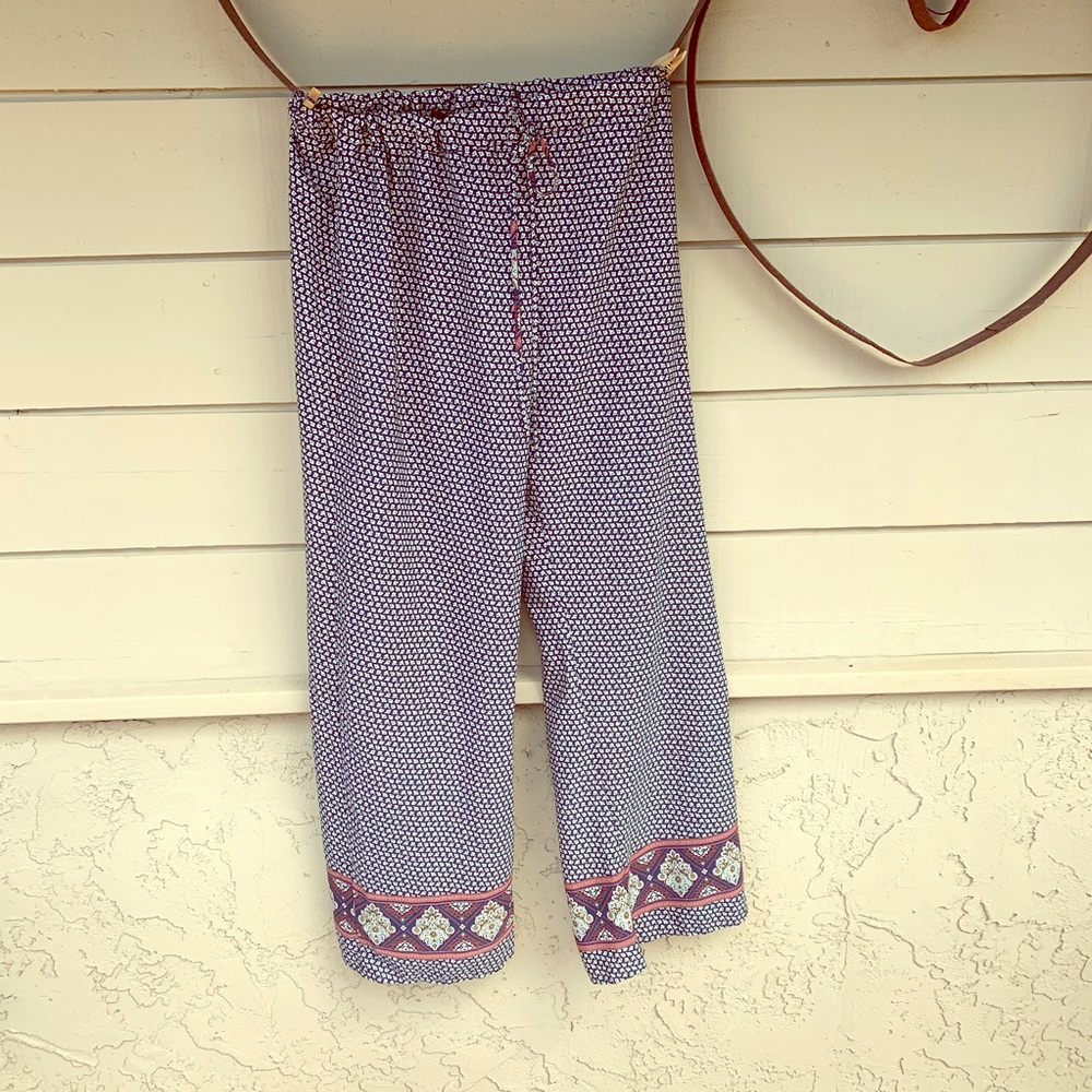 Relaxed wide leg pant